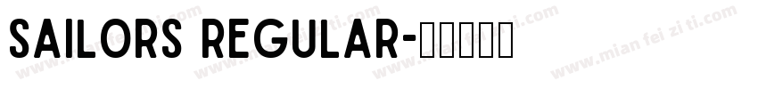 Sailors Regular字体转换